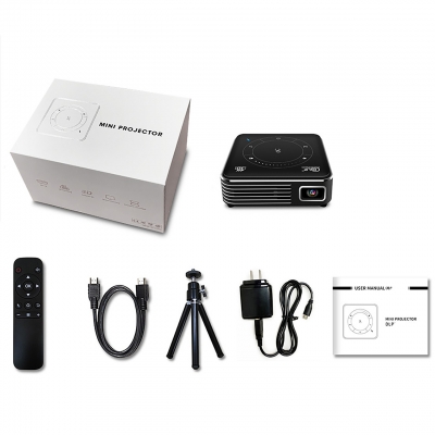 Проектор DLP P11, 4K, 4/32 Гб, Android 9.0-7