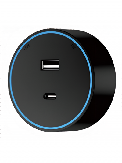 Трековая система розеток TrailBit, 3 евророзетки, USB + Type C-2